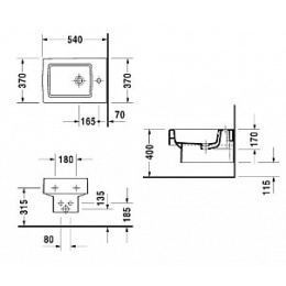 Биде подвесное Duravit Vero 2239150000, белый