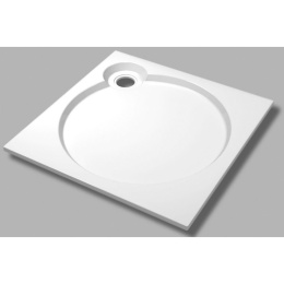 Поддон душевой Cezares Tray TRAY-S-A-90-56-W, 90 х 90 см, белый, из искусственного камня