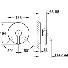 Смеситель Grohe Lineare 19296000 для душа