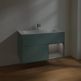 Villeroy Boch Finion F040GKGM Тумба под раковину 996х498 мм (anthracite matt/olive matt)