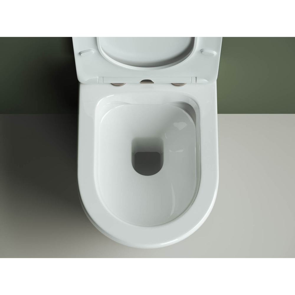 Подвесной унитаз Ceramica Nova HIGHLIGHT CN1804 с сиденьем