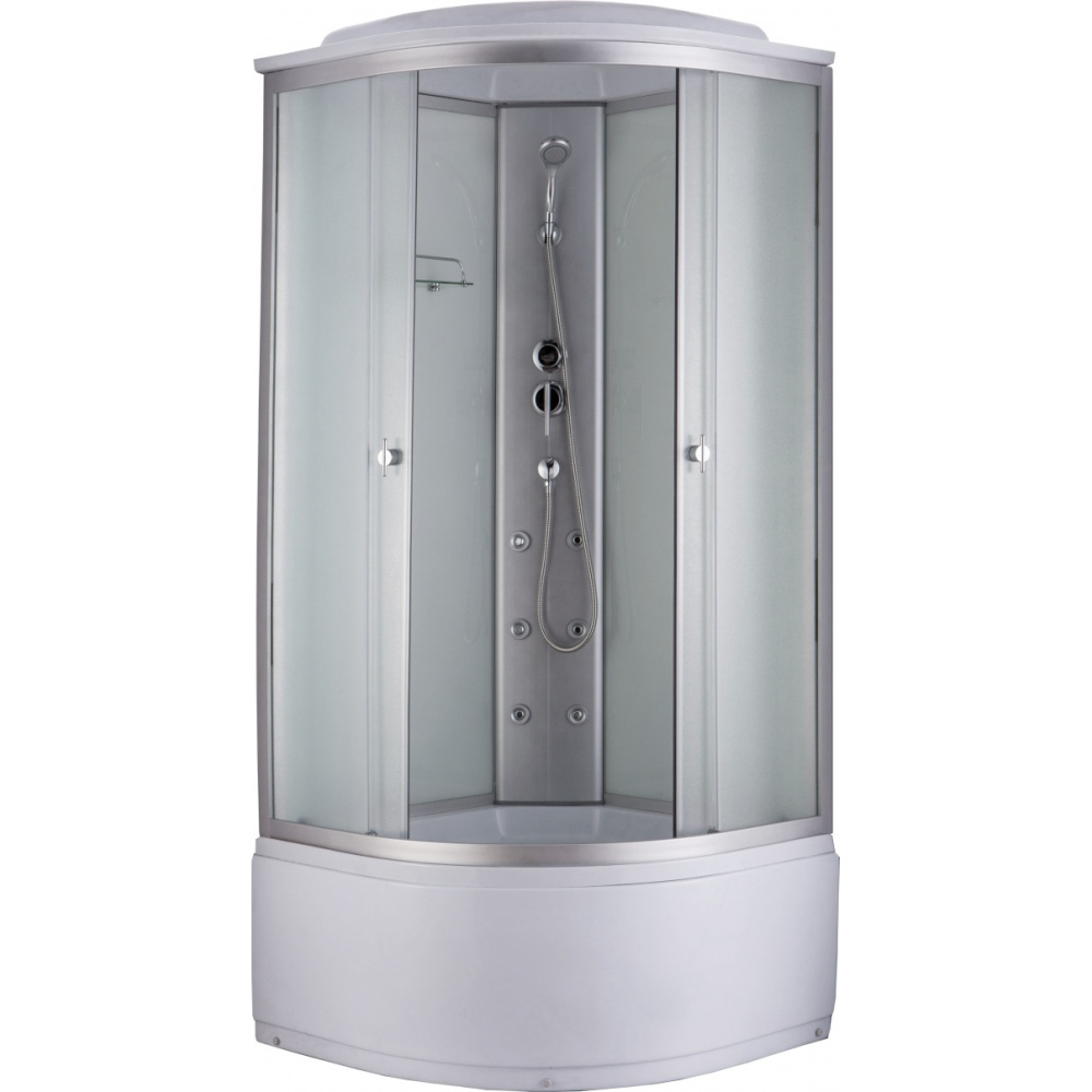 Душевая кабина 100x100x215 Niagara (NG-2309-14G) С гидромассажем, ABS-пластик, Поддон высокий