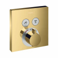 Термостатический смеситель для душа Hansgrohe ShowerSelect 15763990, на 2 потребителя, полированное 