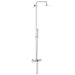 Фото Grohe Rainshower 27641000 Душевая система, поворотная с термостатом, с изливом