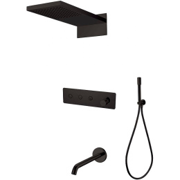 Фото Душевая система Boheme Fusion (130-2-B) черный