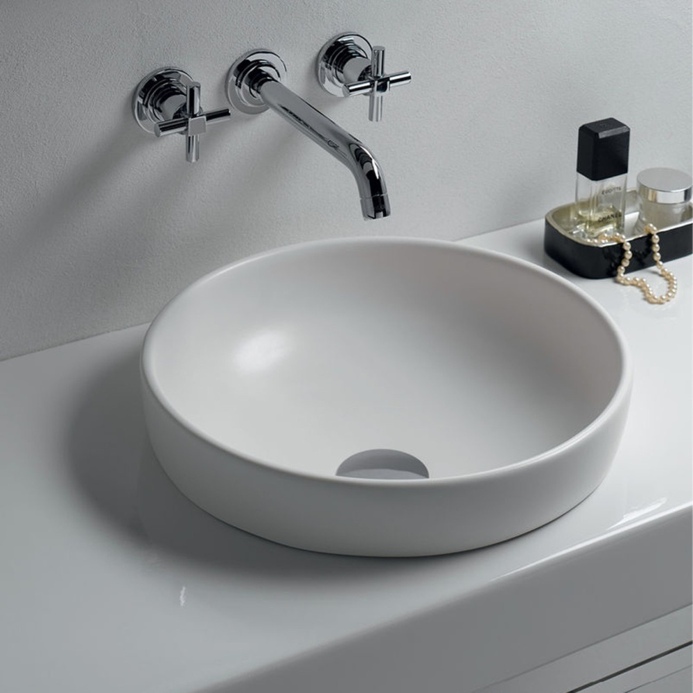 Раковина накладная 40 см Vitra Water Jewels (4334B003-1361) белый