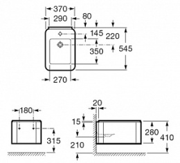 Биде подвесное Roca Element (357575000) белый