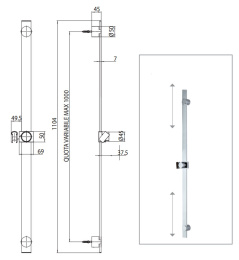Душевой гарнитур Bossini Syncronia (DD3002.030) хром