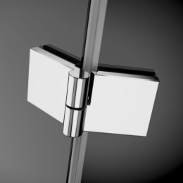 Дверь душевого уголка Radaway Essenza New KDJ 100 L профиль Черный стекло прозрачное 385040-54-01L