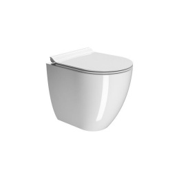 Унитаз приставной GSI Pura (880411) белый глянцевый
