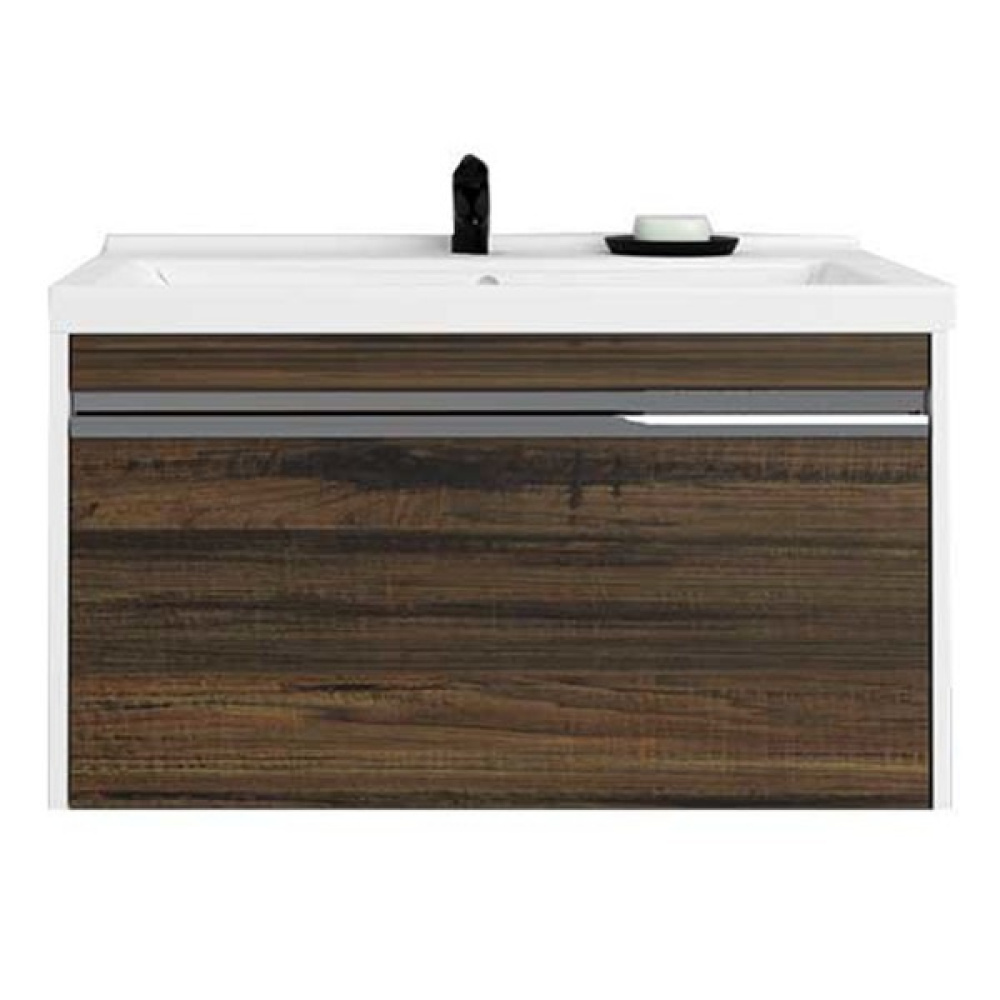 Тумба под раковину Aquaton Капри 80 белый глянец 1A230201KP010