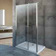 Душевой уголок Radaway Eos KDS 100x100 L профиль Хром стекло прозрачное 37552-01-01NL