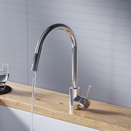 Фото Кухонный смеситель Dorff Logic (D3007500) Хром