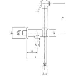 Гигиенический душ Cisal Shower SC00791021
