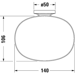 Мыльница Duravit Starck T 0099334600, черный