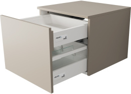 Velvex UNIQUE UNIT tpUNI.50.H40.Y.VY-215 Тумба подвесная выс. 40, выдв. ящик, внутр. ящик, бежевый ш