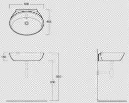 Simas Bohemien BO11+F89 раковина