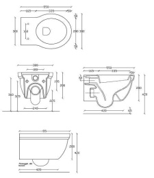 Фото Подвесной унитаз Galassia Ethos (8439), цвет белый