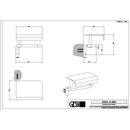 Держатель туалетной бумаги Gessi Goccia (38049#031) хром
