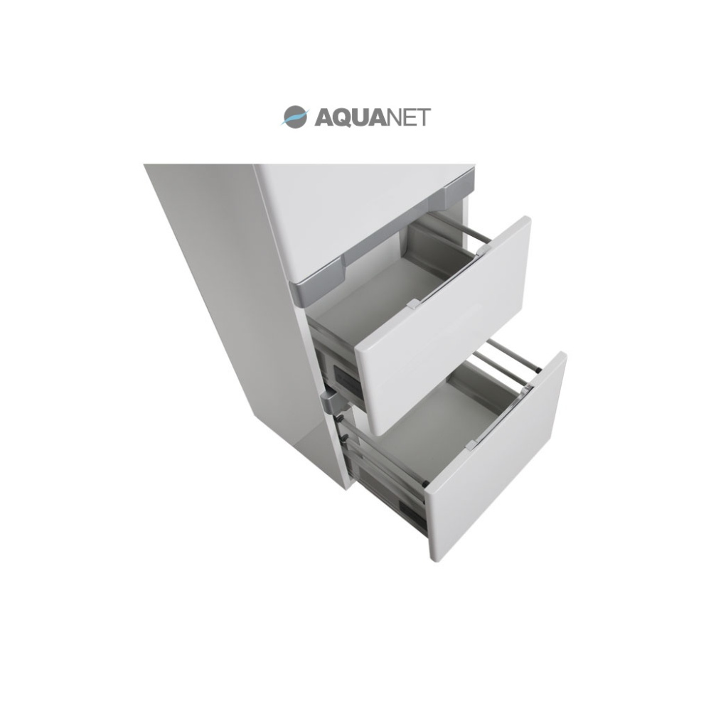 Шкаф-пенал для ванной Aquanet Виго 40 белый