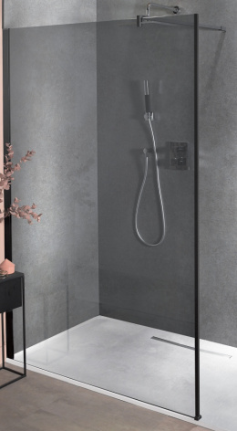 Фото Душевой уголок Jacob Delafon Contra Walk In E22W120-BLV 120 см, с горизонтальной штангой и крючком, 