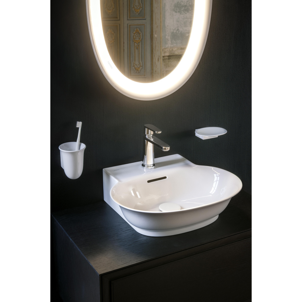 Раковина Laufen New Classic 8.1585.2.400.109.1 50 х 45 х 17 см, SaphirKeramik, LCC, без отверстия, б