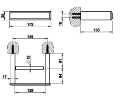 Фото Держатель туалетной бумаги Gessi Eleganza (46455#031) хром
