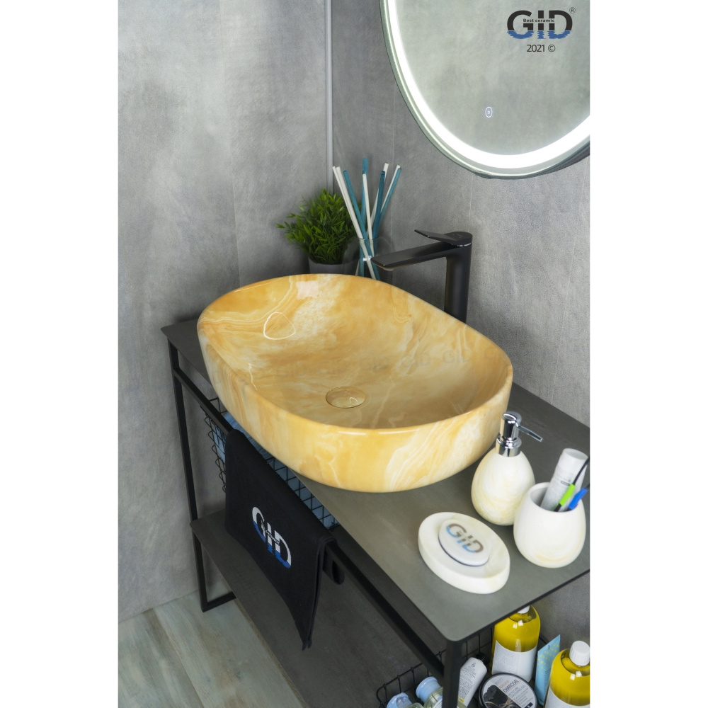 Раковина накладная Gid Mnc171