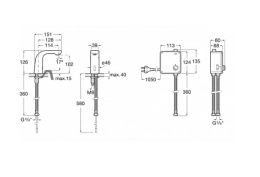 Смеситель для раковины Roca L20 (5A5509C00) хром