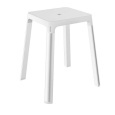 Табурет для ванной комнаты Keuco Axess 35082170051 алюминий | белый
