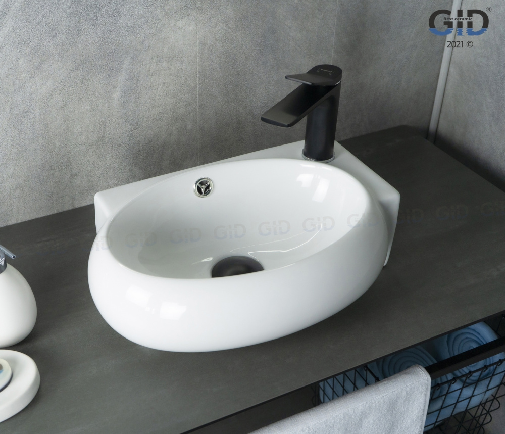 Фото Раковина подвесная Gid N9100L (Чаша слева)