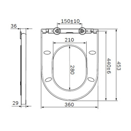 Сиденье для унитаза Am.Pm Inspire (C507854WH) белый