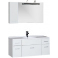 Мебель для ванной Aquanet Данте 110 R белый (1 навесной шкафчик)