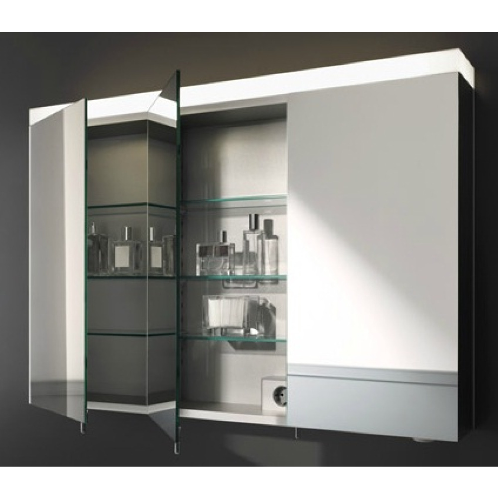 Зеркальный шкаф Keuco Royal Reflex 24004171301, алюминий