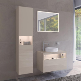 Фото Высокий шкаф-пенал KEUCO STAGELINE (32831180101) 40x180x36 см, кашемир