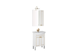 Мебель для ванной Aquanet Честер 60 белый/золото