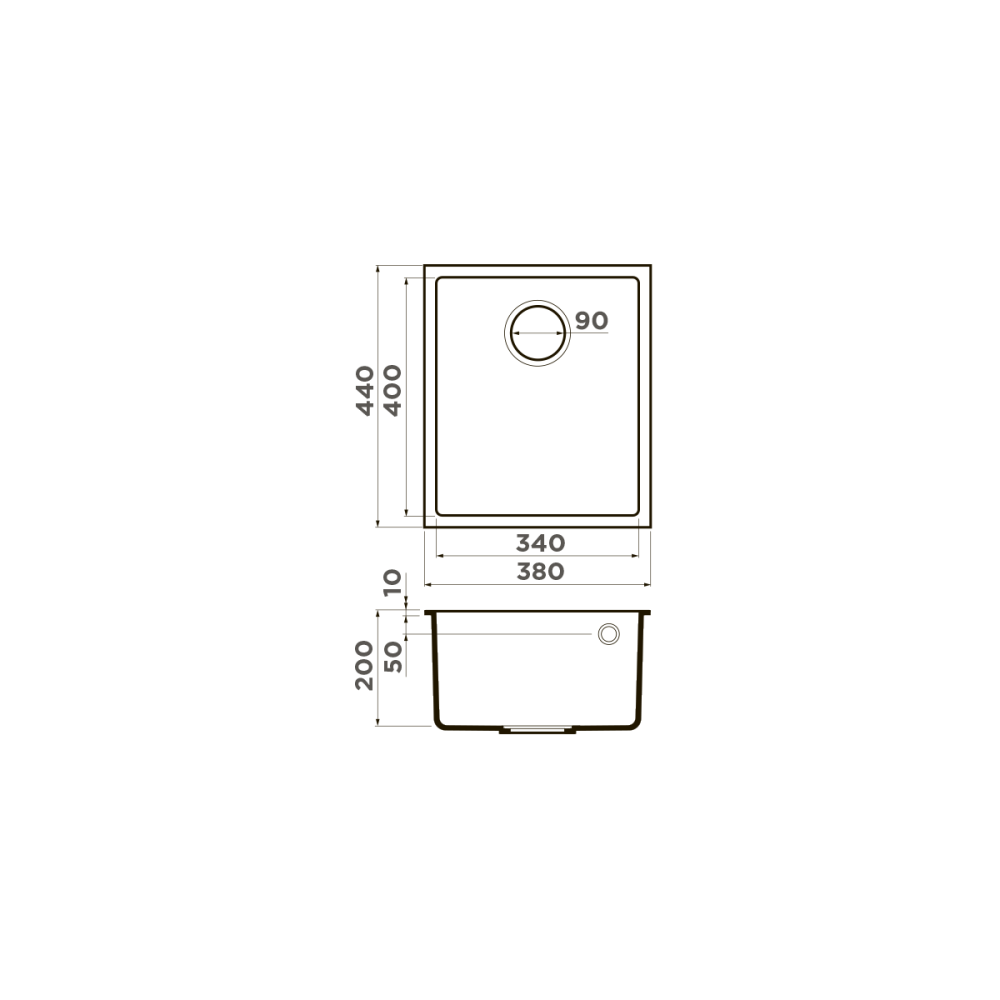 Кухонная мойка Omoikiri Bosen 38-U-WH Tetogranit (4993160) белый