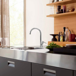 Фото Смеситель для кухни Paini Monterosa MOCR550 хром