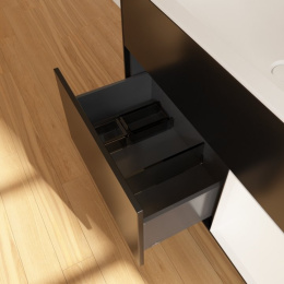 Villeroy Boch Finion G040MTPD Тумба под раковину 996х498 мм (white matt/black matt)