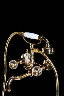 Фото Смеситель для ванны Boheme Flora (293-FL) золото