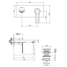 FIMA Carlo Frattini Mast F3141X5CR Смеситель для раковины