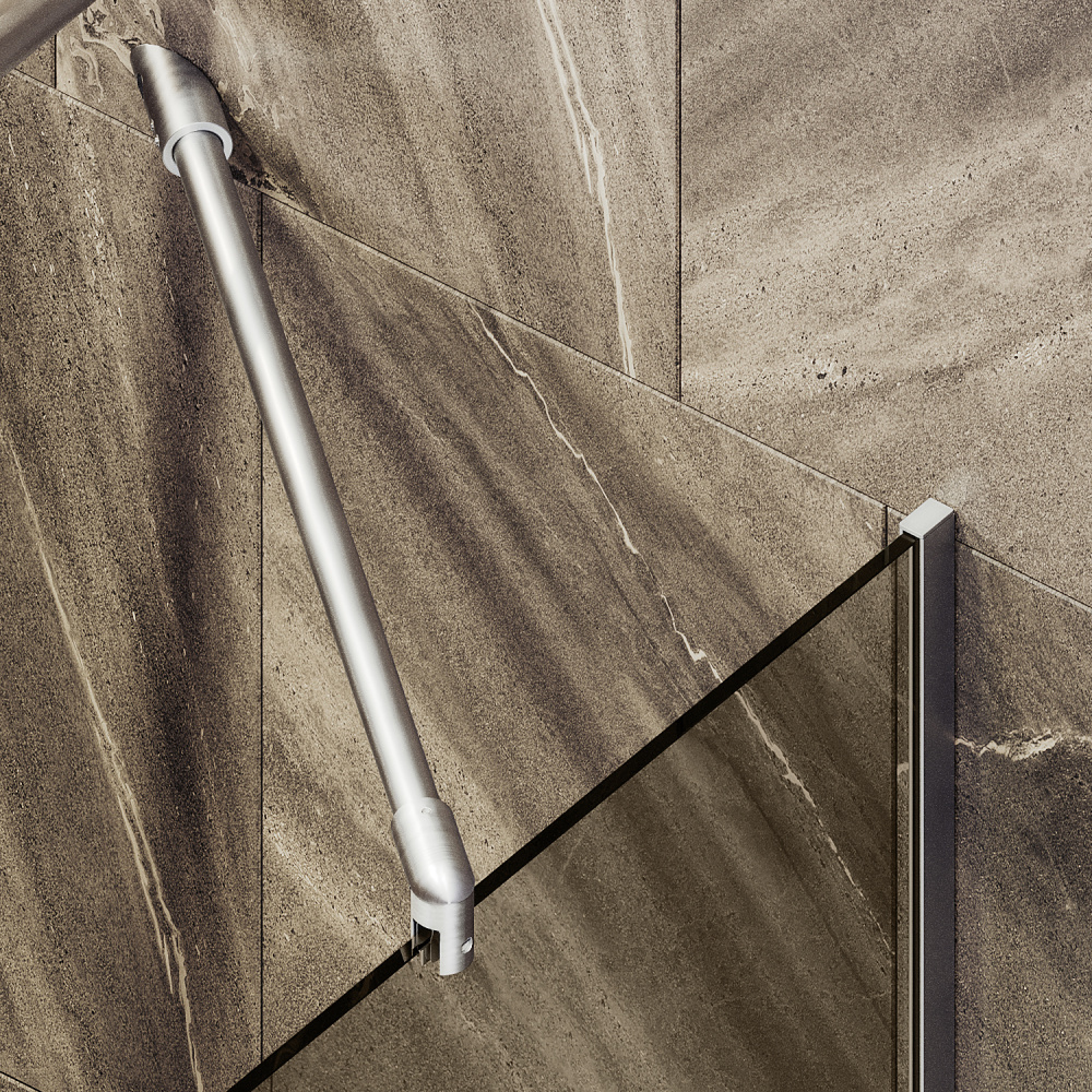 Фото Шторка на ванну Maybah Glass MGV-70-5у в узком профиле