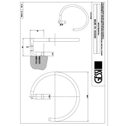 Полотенцедержатель Gessi Goccia (38109#031) хром