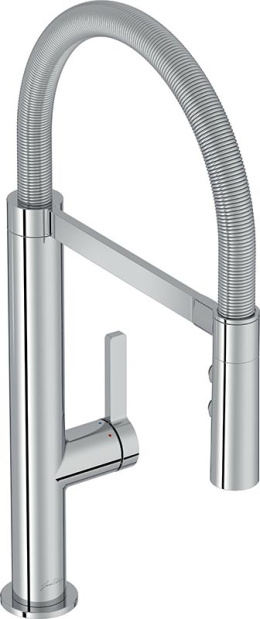 Фото Смеситель Jacob Delafon Spirale E23310-CP для кухонной мойки, с гибким изливом