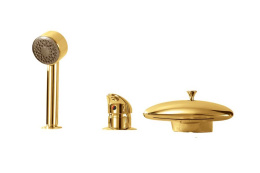 Фото Смеситель для ванны Boheme AquaDesign (398) золото