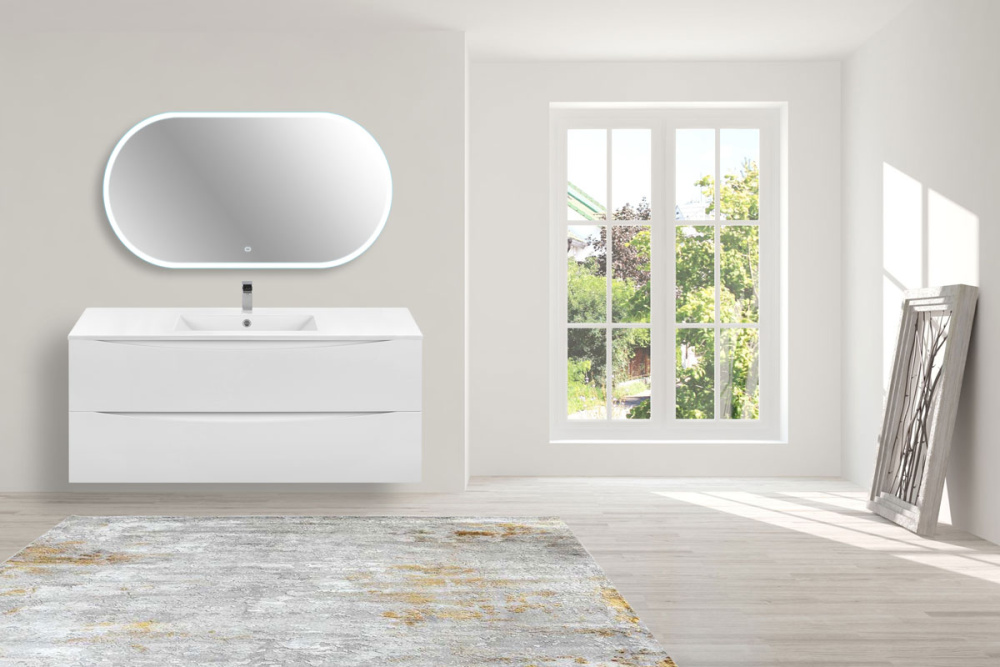 База под керамическую раковину Vincea Mia (VMC-2MC120GW) G.White