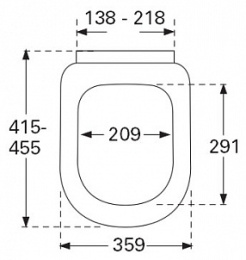 Villeroy & Boch SUBWAY 9M55S101 - Сиденье с крышкой для унитаза (QuickRelease - SoftClosing)