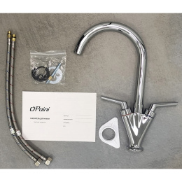 Фото Смеситель для кухни Paini Neptune 64CR572NPKM хром