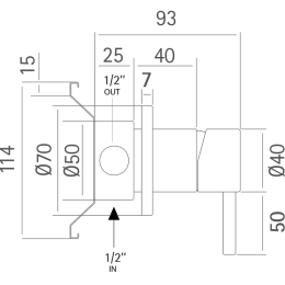 Фото Переключающий вентиль Cisal Xion XI000200D1, серый