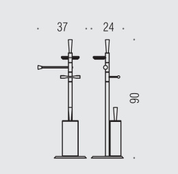 Стойка с аксессуарами Colombo Isole B9413